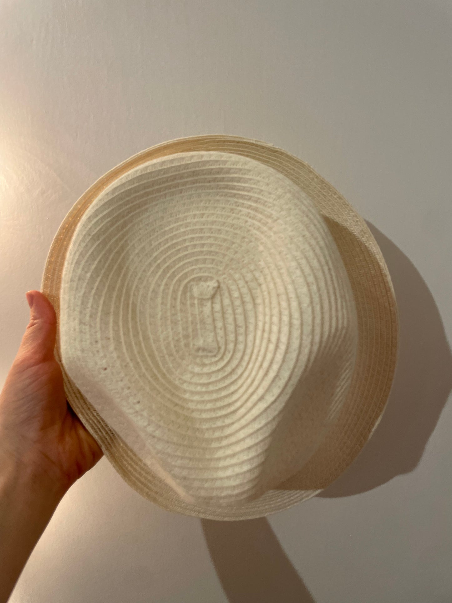 Sun ‘N’ Sand Ivory Metallic Fedora Sun Hat
