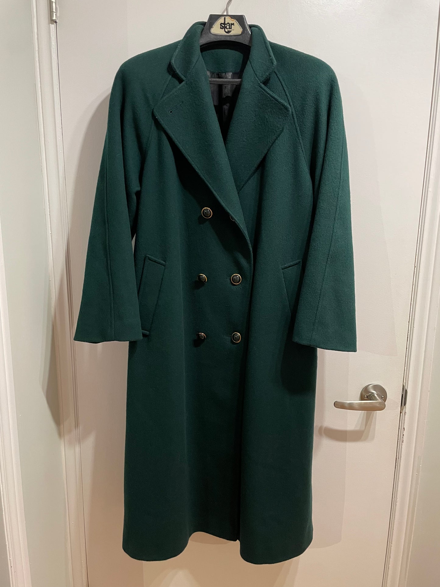 Roth-Stern Deep Forest Green Pure Virgin Wool Coat – Medium/Large