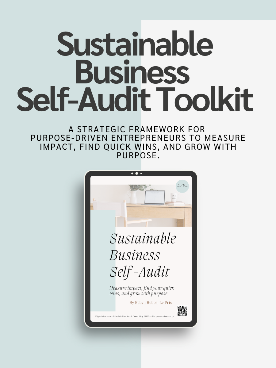 Sustainable Business Self-Audit Toolkit — Strategic Framework for Purpose-Driven Entrepreneurs