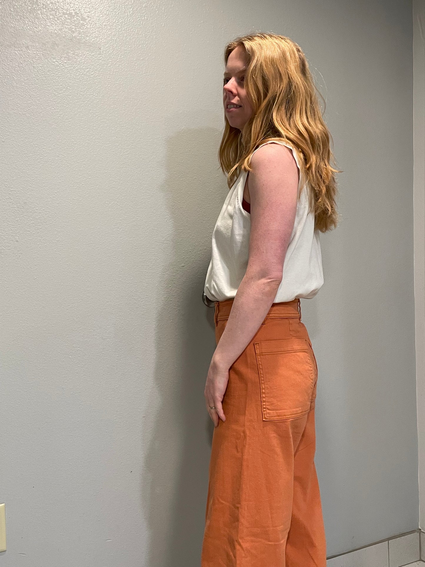 Additions by Chico’s Cream Sleeveless Mock Neck Knit Top – Size 2