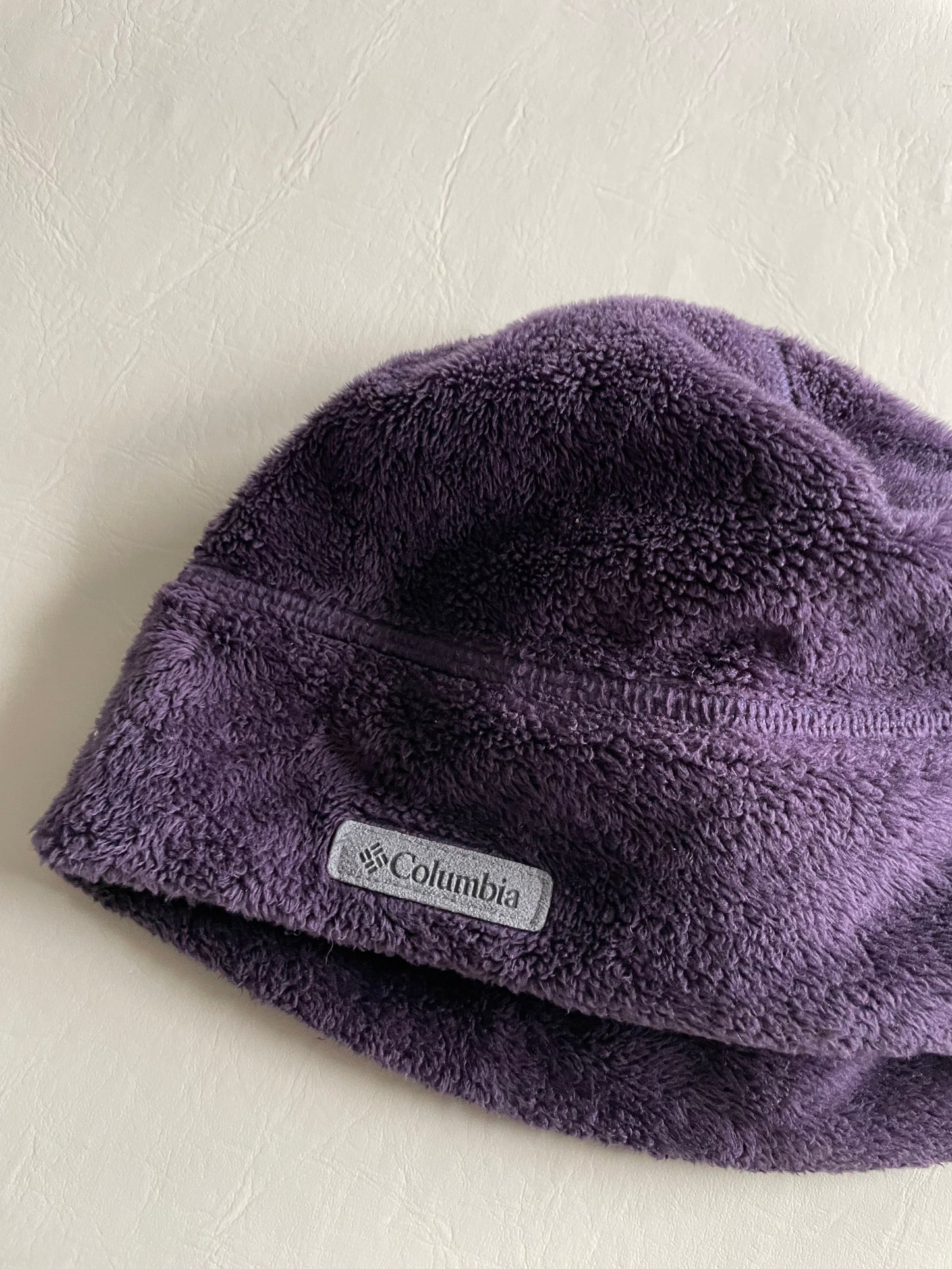 Columbia Dark Purple Fleece Helvetia™ Sherpa Beanie Hat