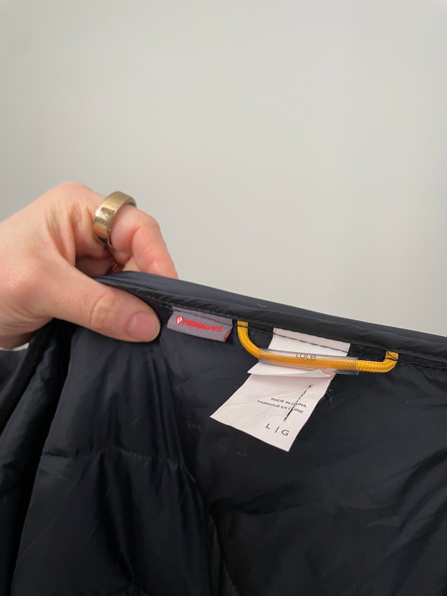 Lole Black Lightweight Hooded Puffer Coat – Large