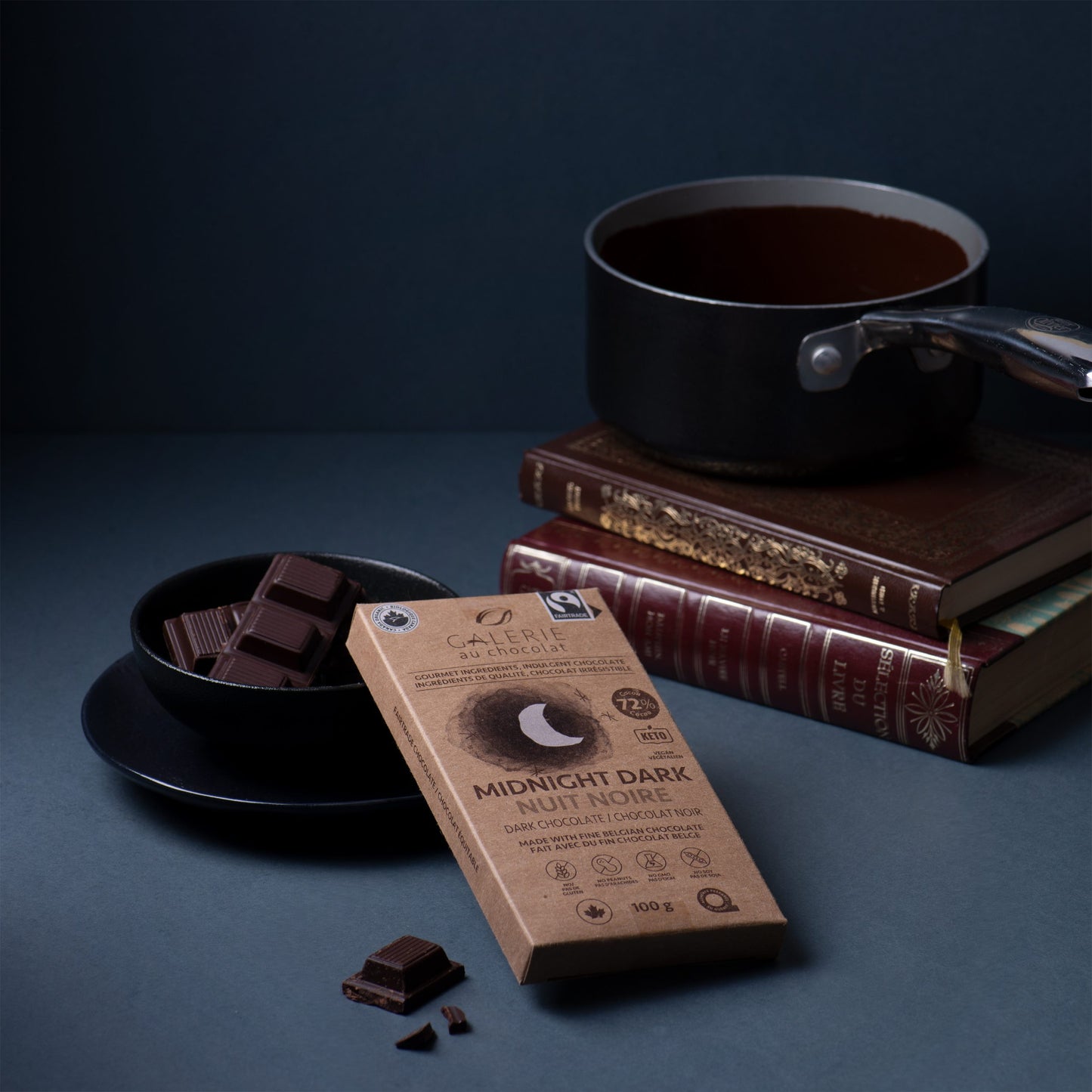 Galerie au Chocolat Fairtrade 72% Dark Chocolate Bar