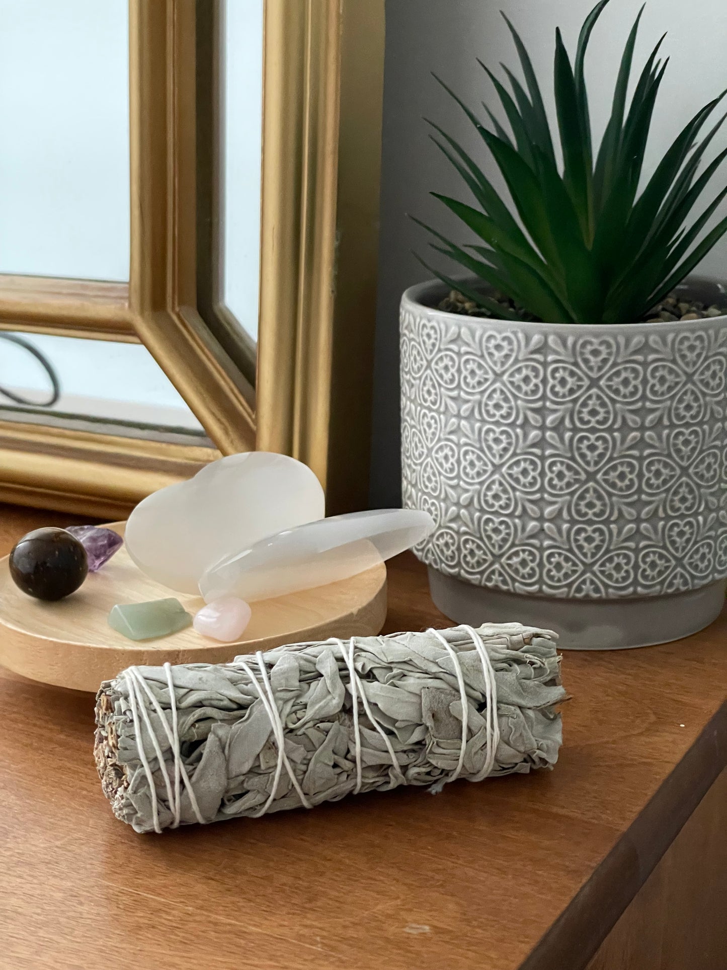 Organic White Sage Cleansing Stick – California Grown 4”