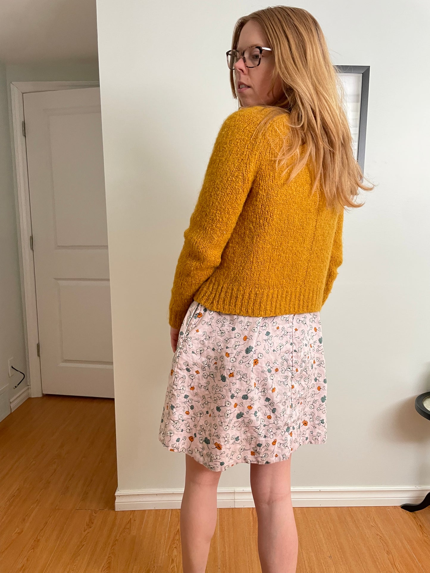 Babaton Mustard Knit Sweater – XS