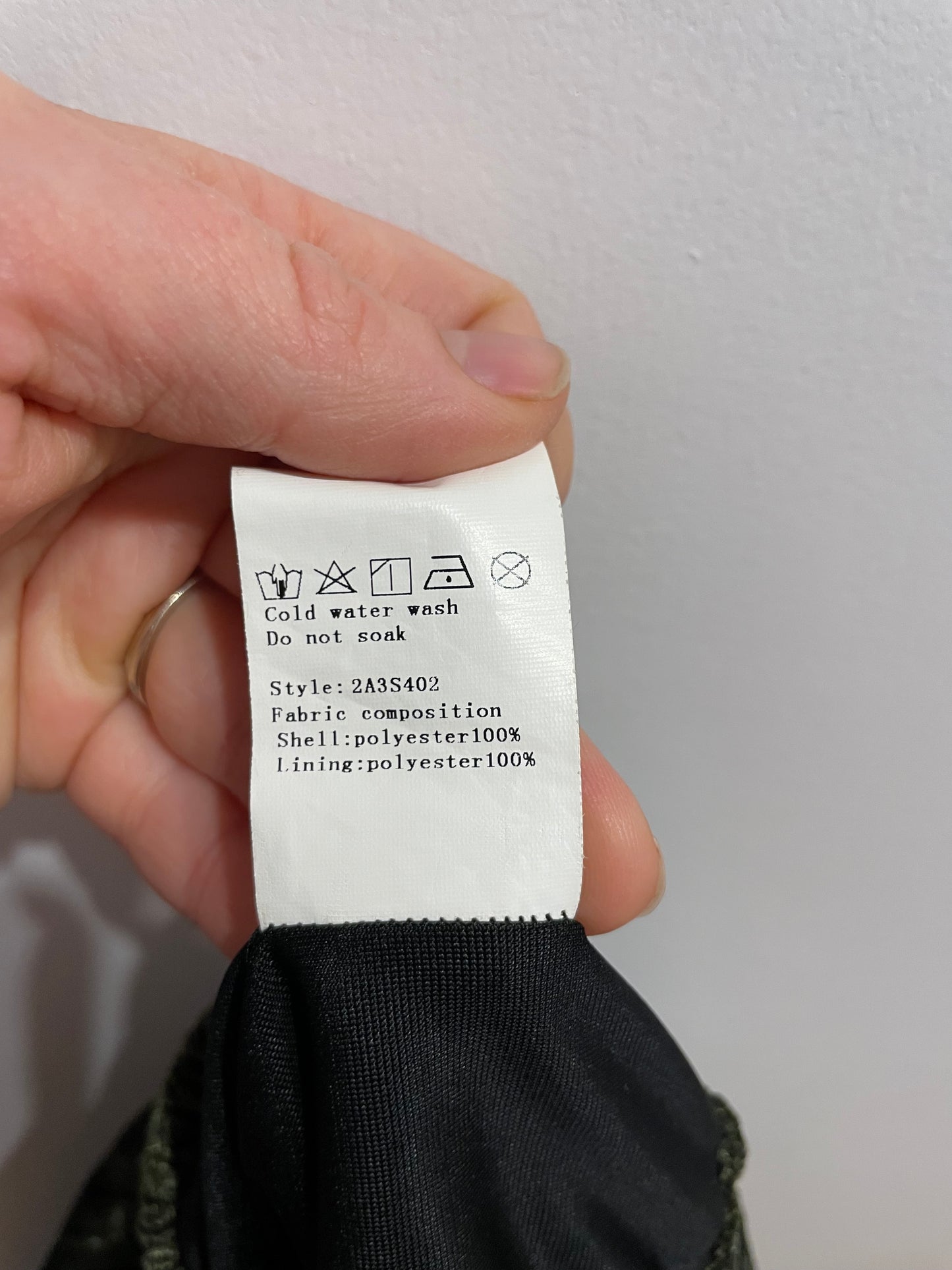 DAZZLE Olive Green Velvet Pleated Skirt – XS/S/M