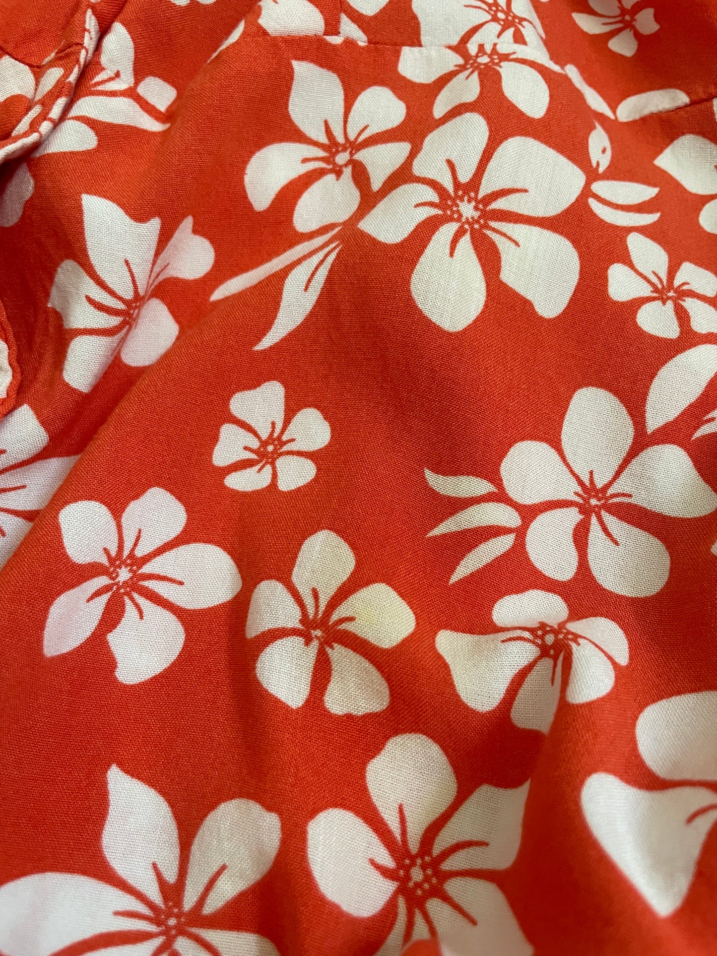 Maxcares Coral Tropical Floral Button Front Midi Dress - Large