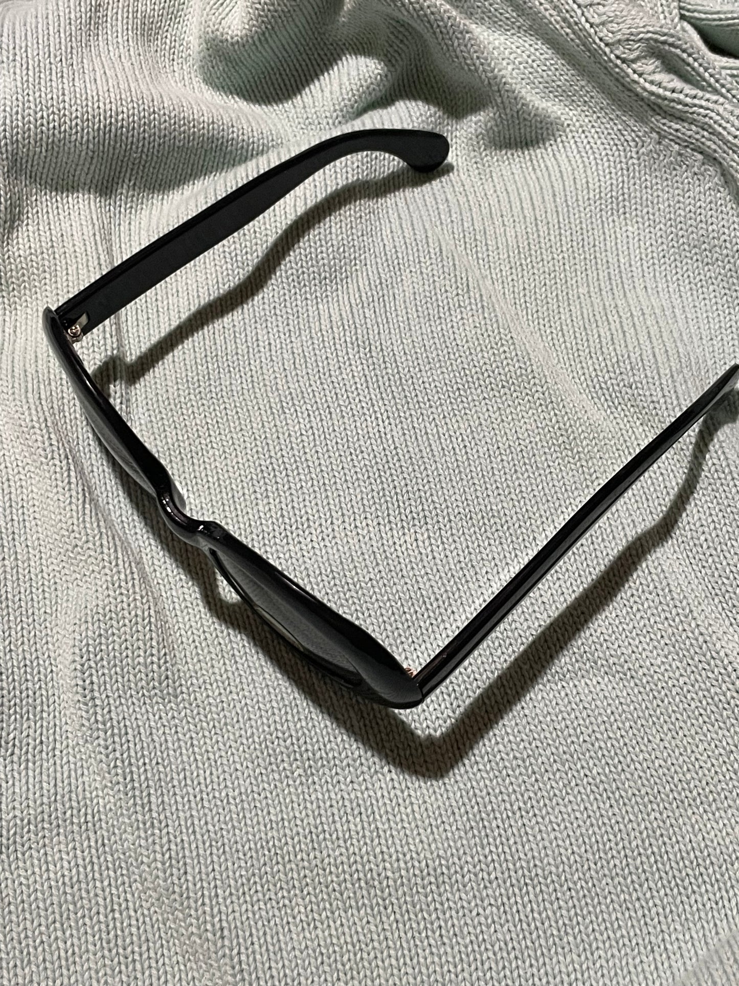 Black Oval Sunglasses