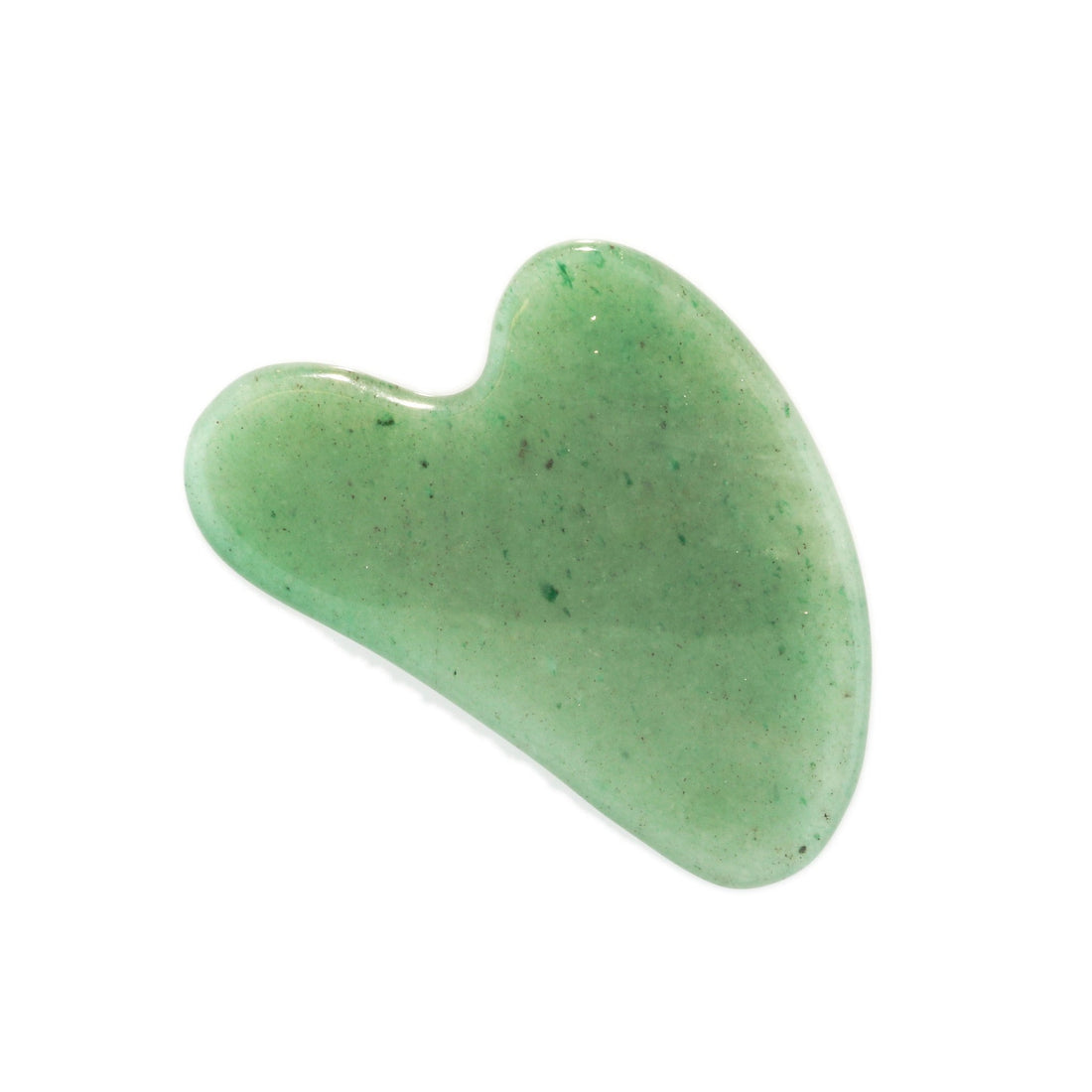 Crystal Gua Sha Facial Tool – Rose Quartz or Green Aventurine