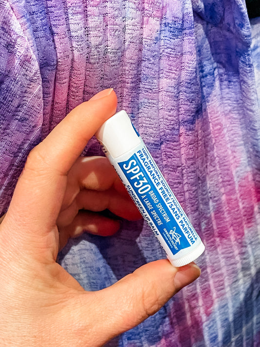 Green Cricket Natural Tint Mineral SPF 30 Unscented Lip Balm
