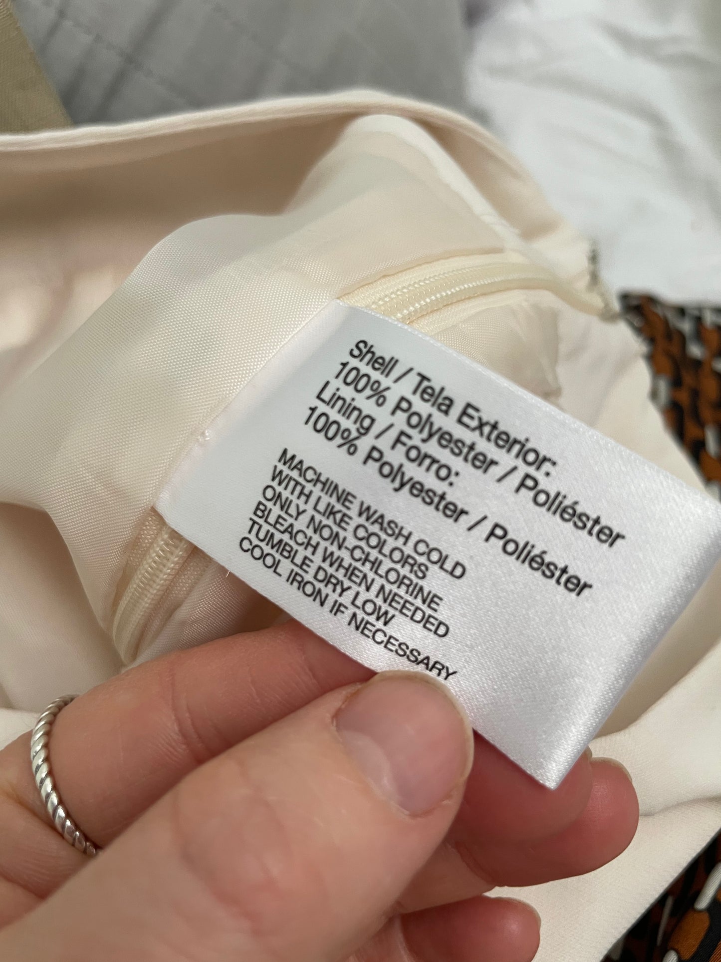 Oscar de la Renta Cream Wide Leg Tailored Trousers – Size 6