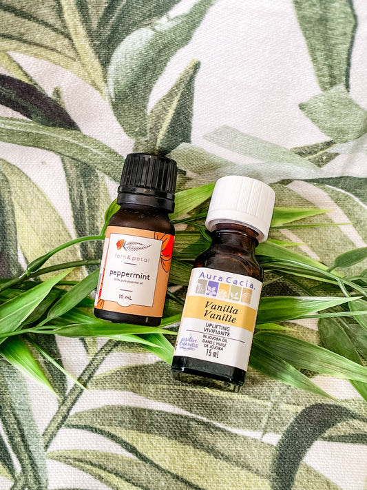 Vanilla + Peppermint Essential Oil Bundle