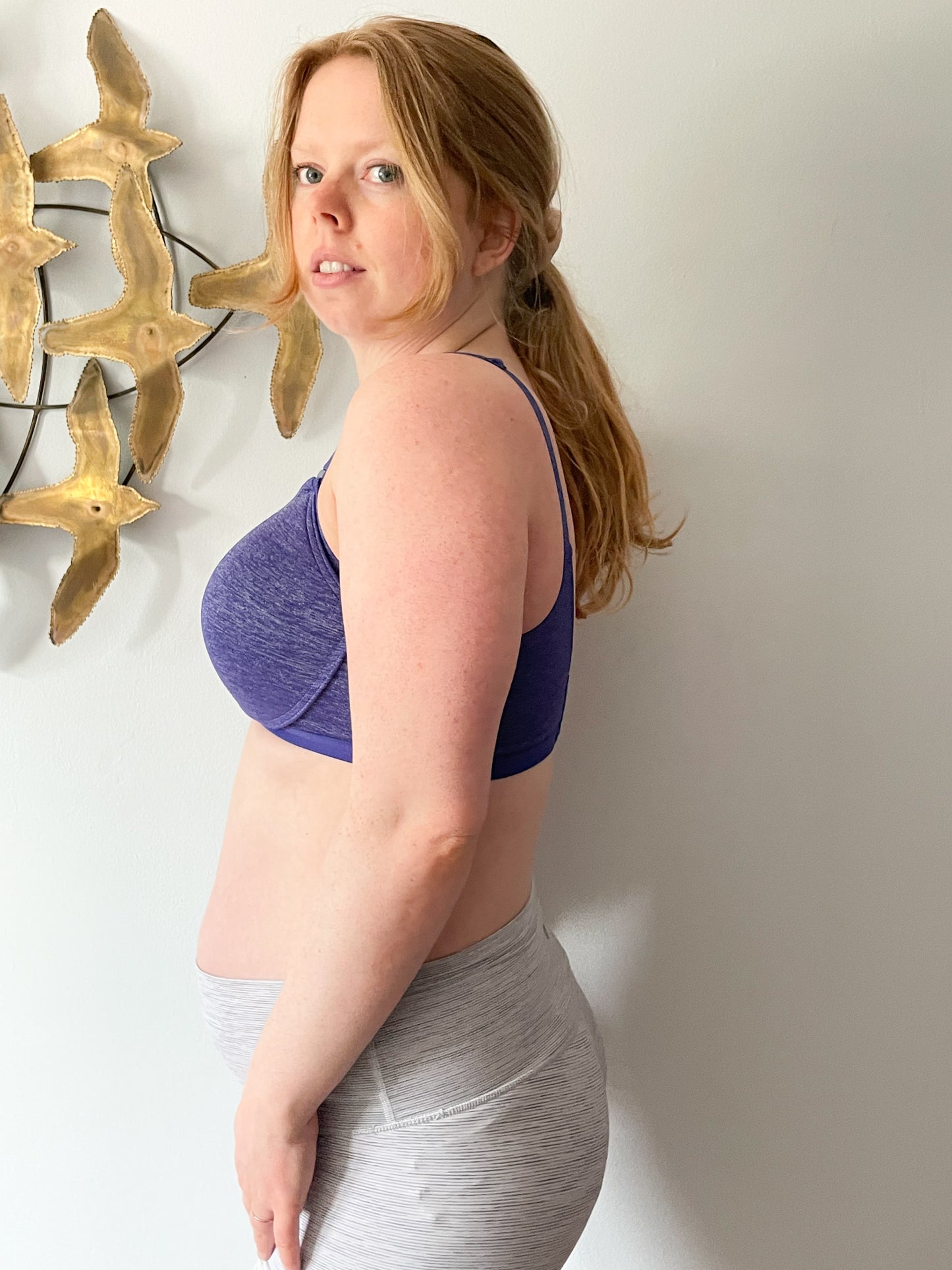 Victoria's Secret Purple Underwire Sports Bra - 36DD
