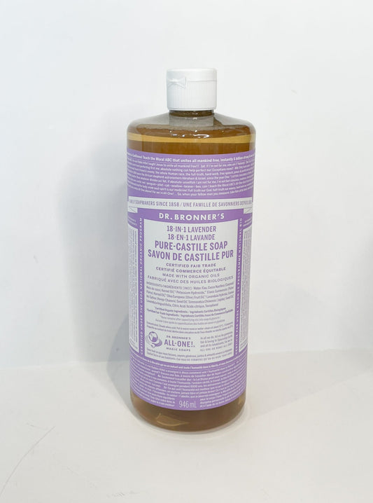 Lavender - Dr. Bronner's Organic Pure Castile Liquid Soap - 946ml