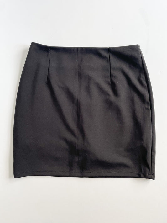 Black Mini Skort Skirt - Small