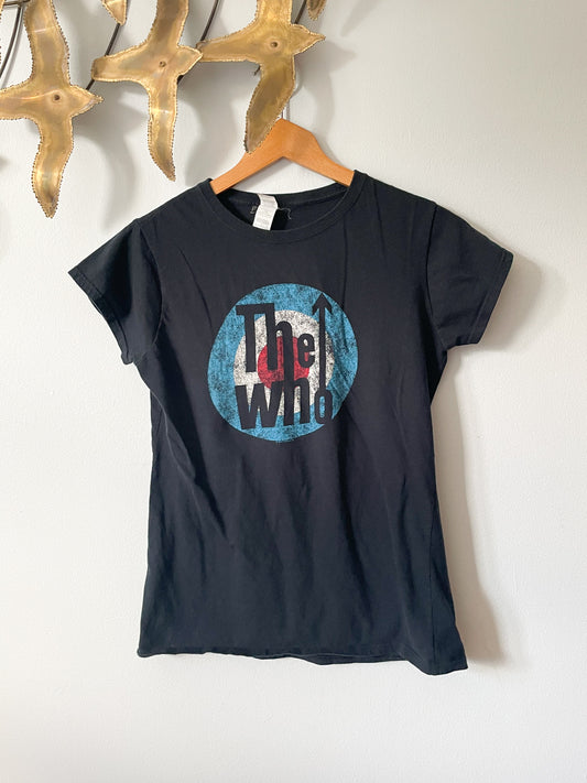 The Who Black Graphic Band 100% Cotton T-Shirt - M/L