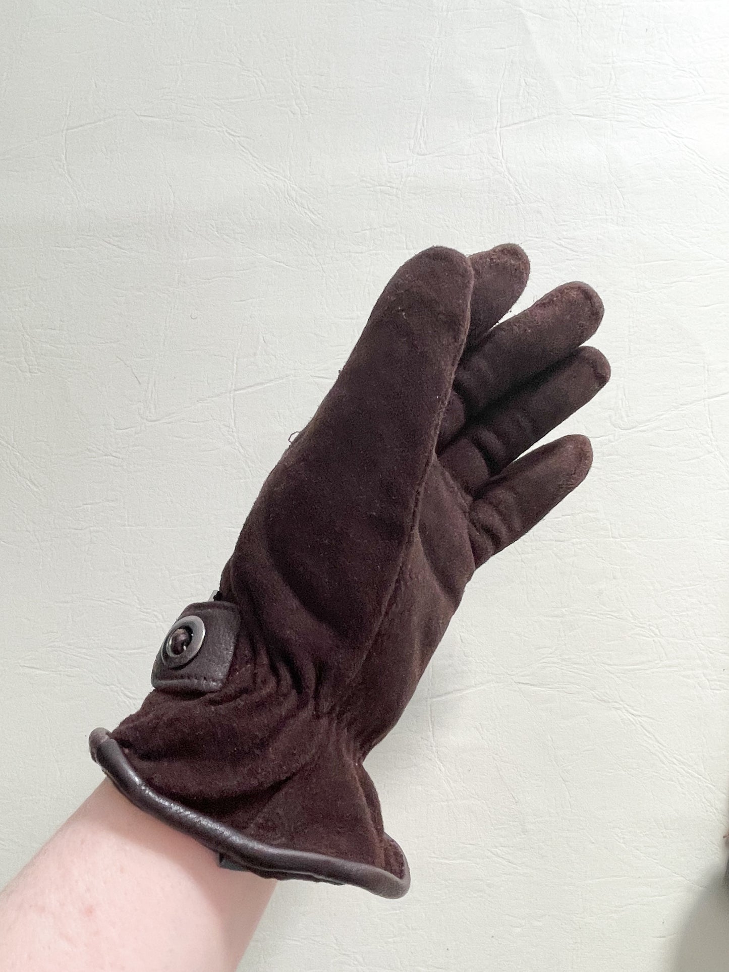 Denver Hayes Brown Deerskin Gloves