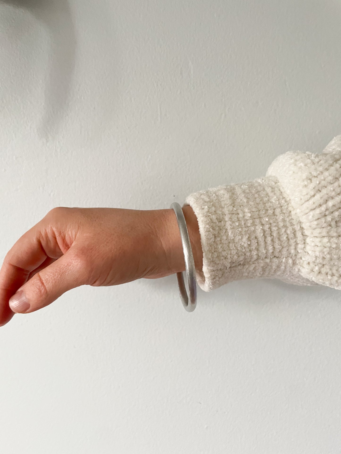Handmade Upcycled UXO Bomb Aluminum Bangle Bracelet