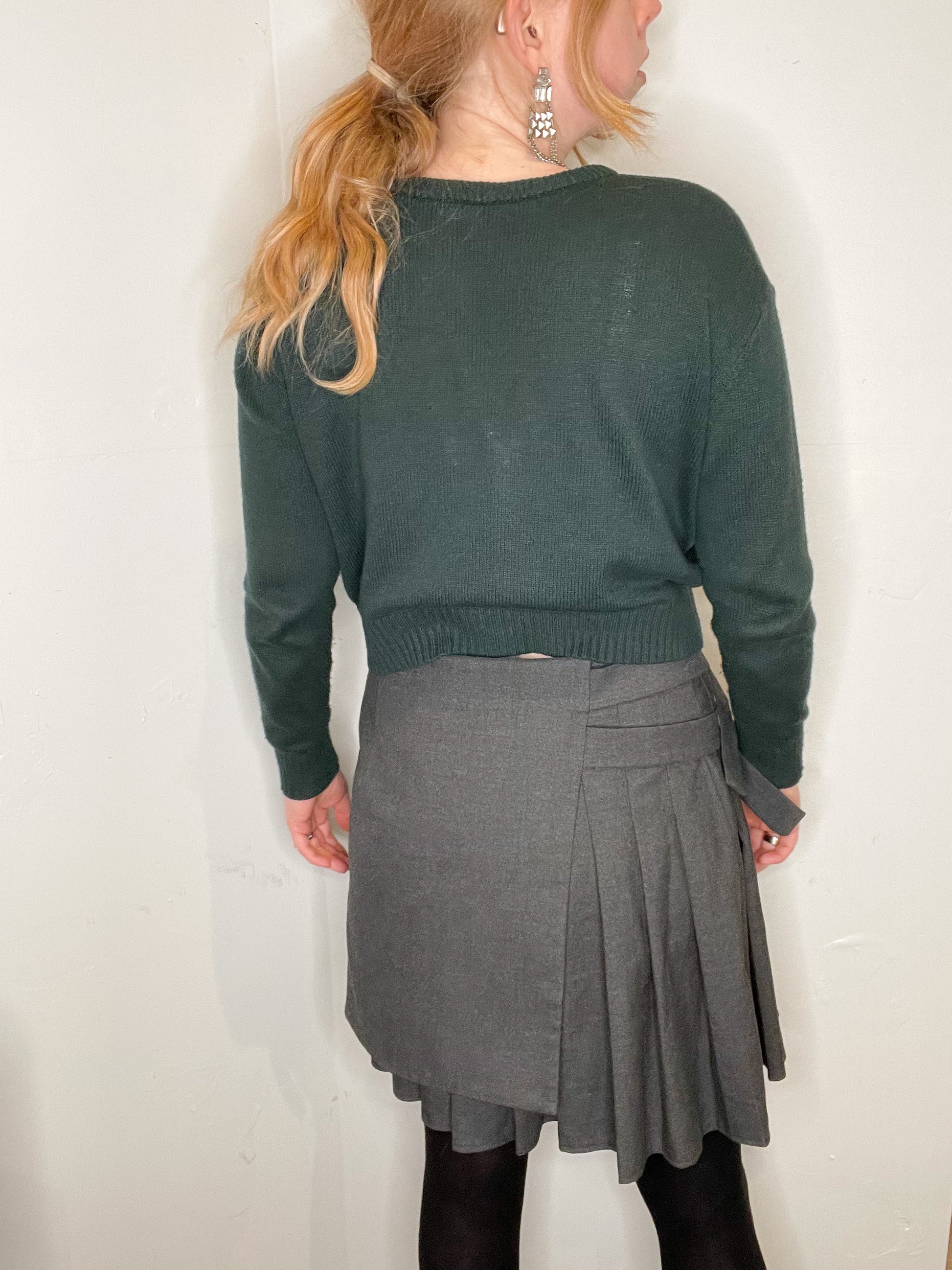 Zara Grey Pleated Wrap Mini Skirt - M/L – Le Prix Fashion & Consulting