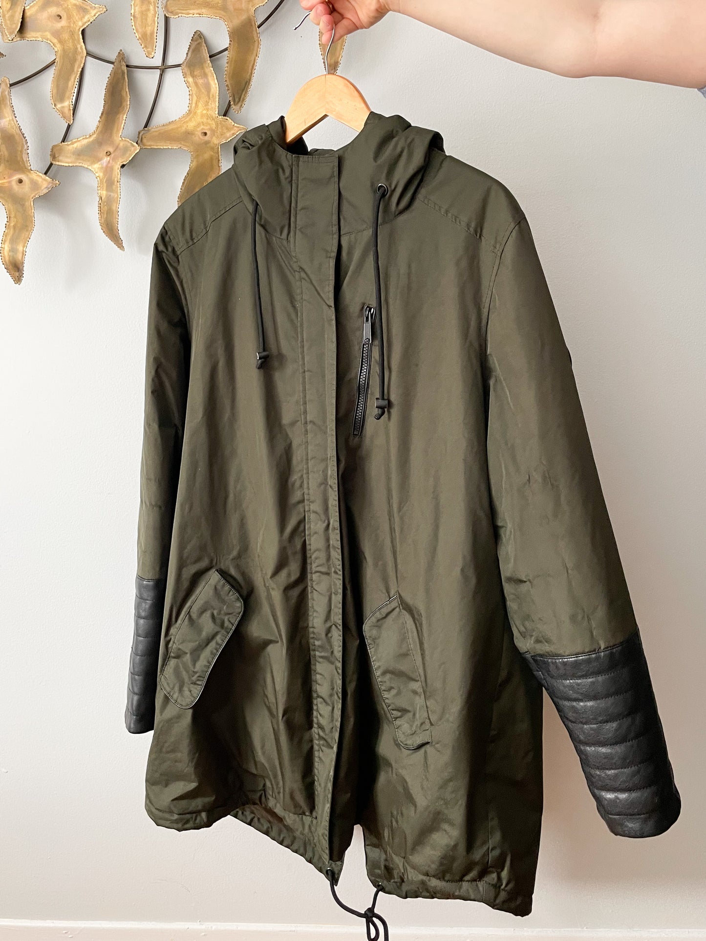LIVIK Olive Green Anorak Winter Jacket - 2X