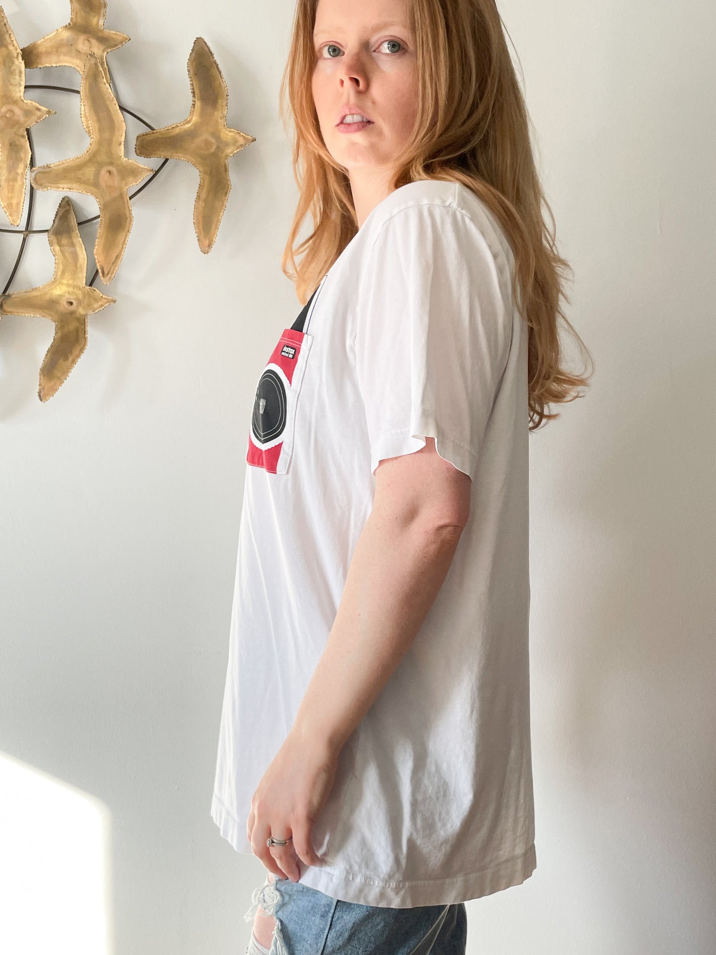 Uniqlo x Fujifilm White Graphic 100% cotton T-Shirt - XL
