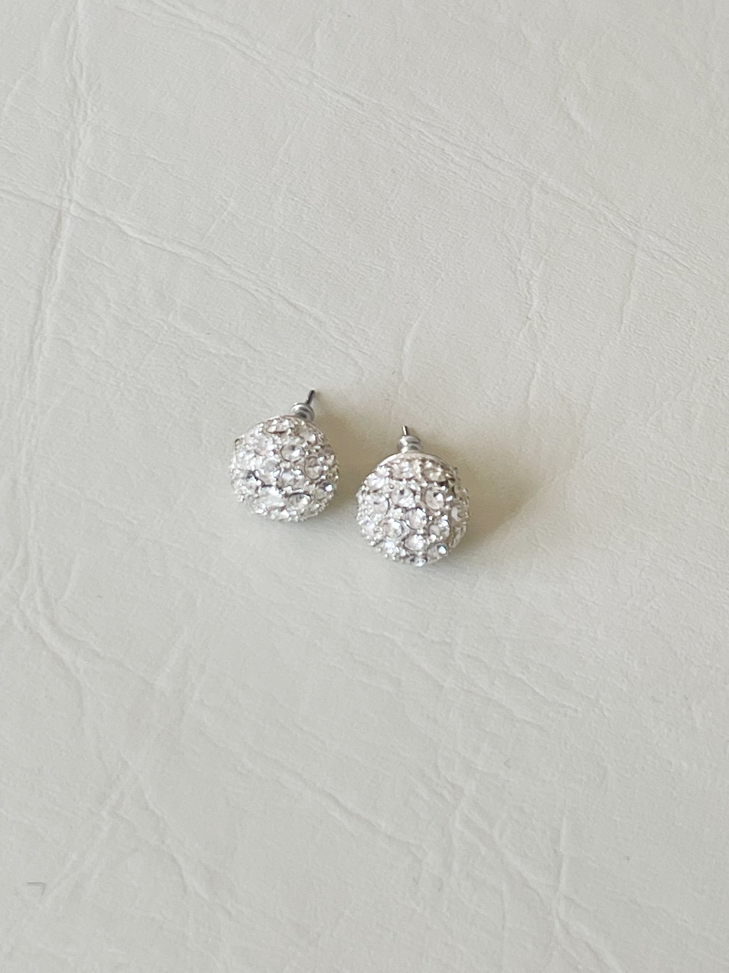 Crystal Sparkle Ball Stud Earrings