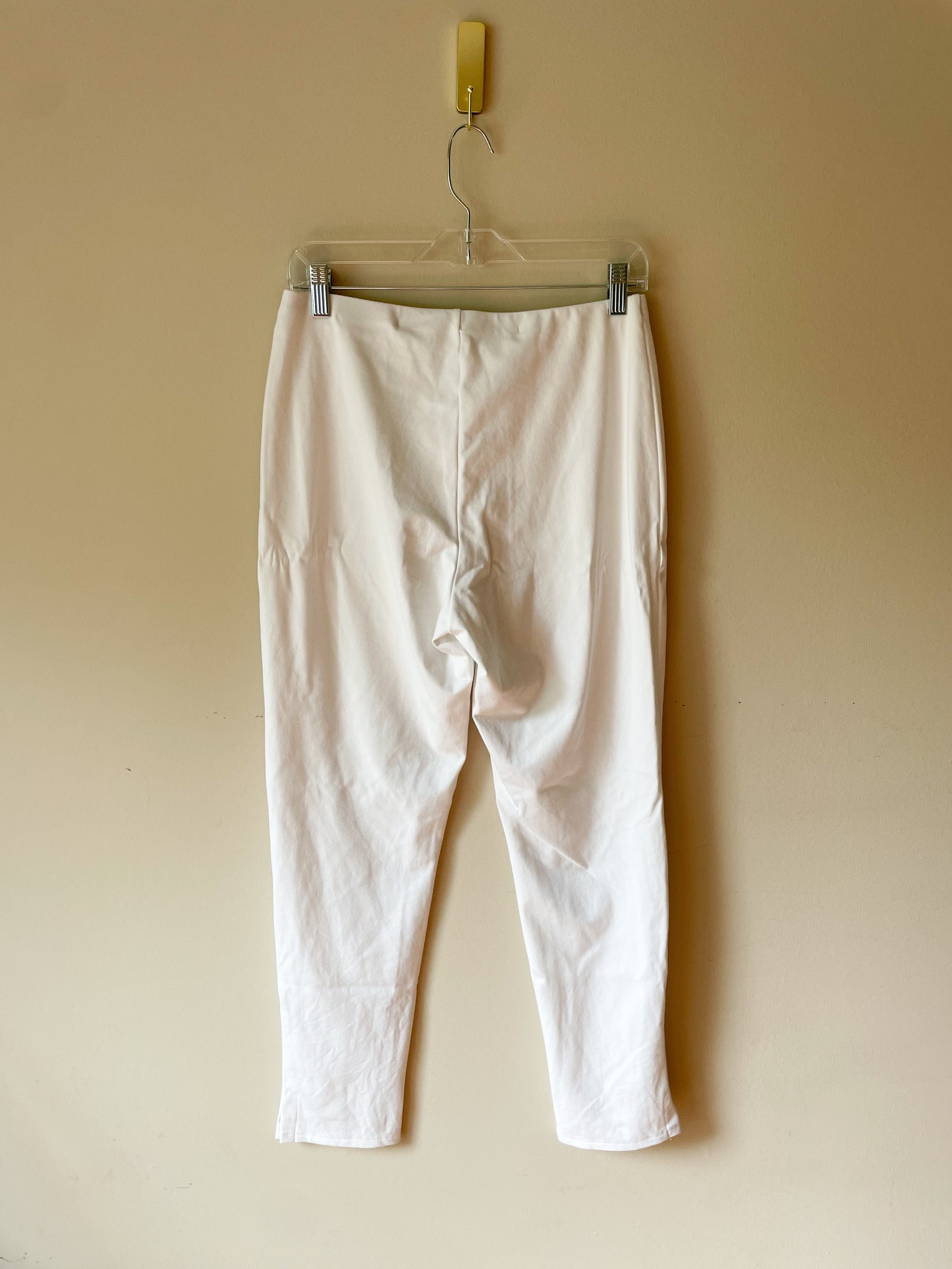 Sympli White Lux Ponte Stretch Tencel Ankle Pants - Size 8