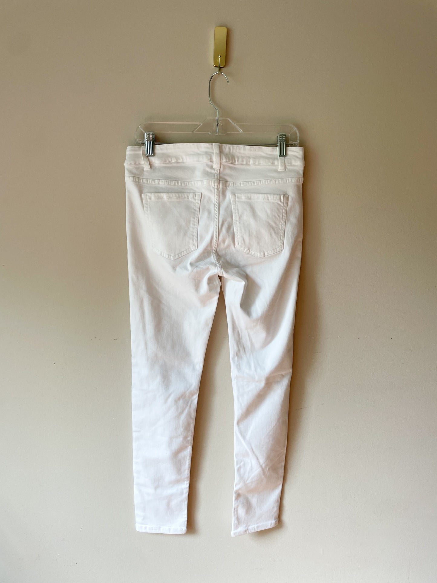 Jones New York White Classis Stretch Cotton Lyocell Skinny Jeans - Size 6