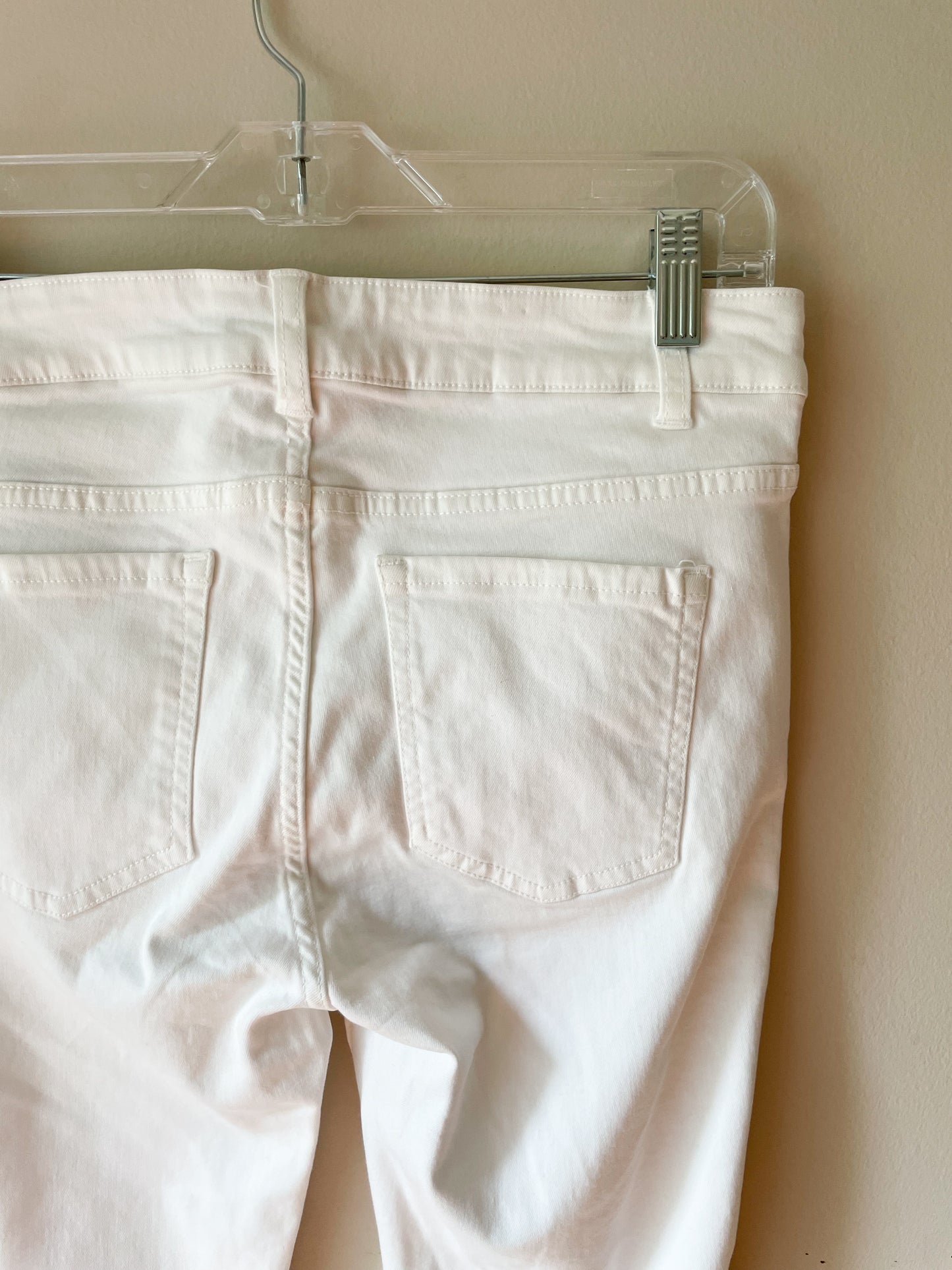 Jones New York White Classis Stretch Cotton Lyocell Skinny Jeans - Size 6