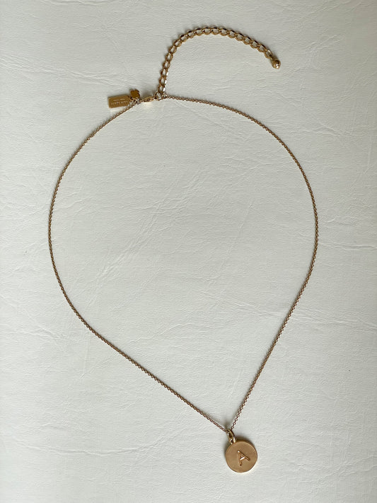 Kate Spade "One in a Million" Initial Pendant Necklace – Gold-Tone