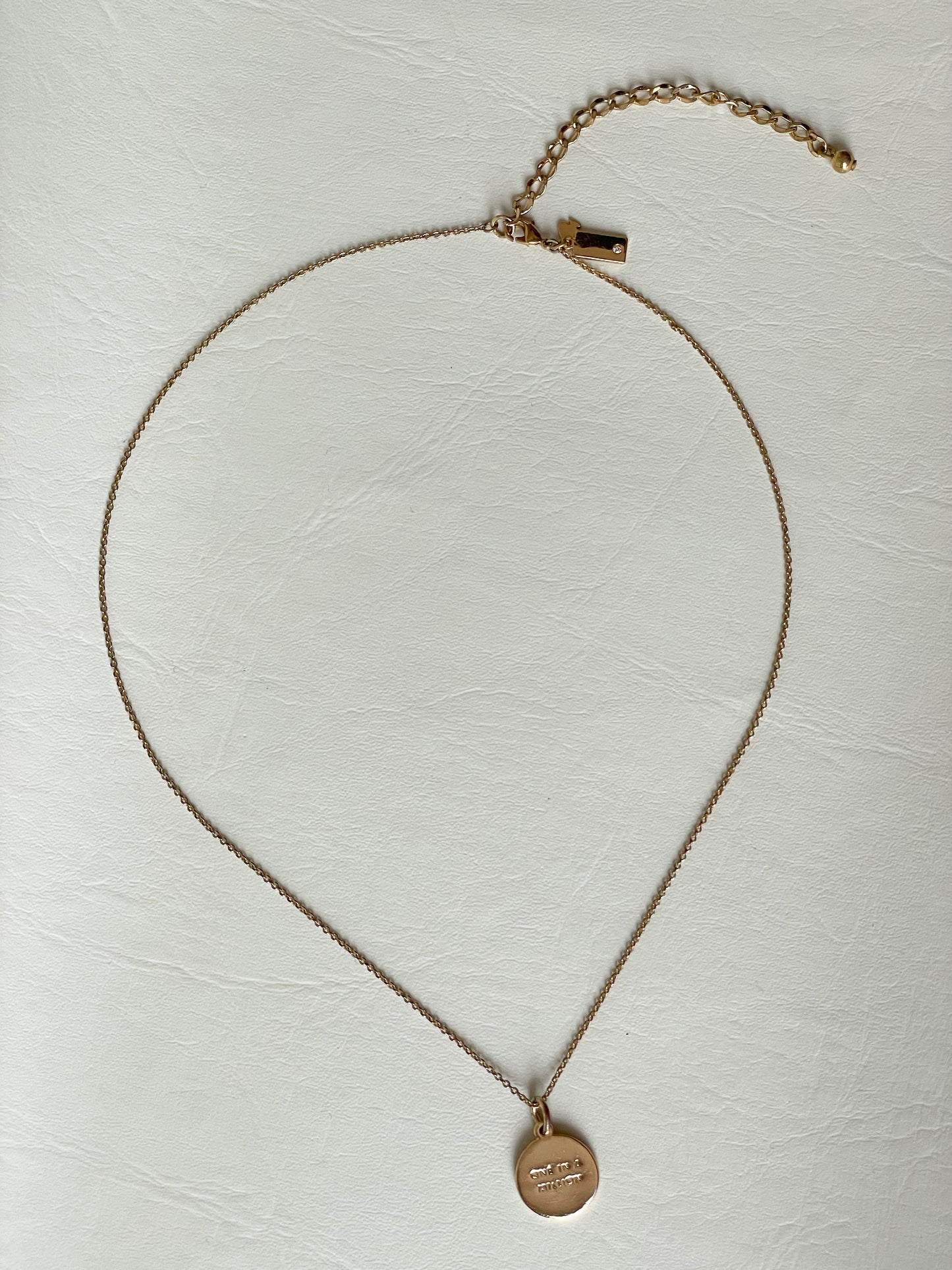Kate Spade "One in a Million" Initial Pendant Necklace – Gold-Tone