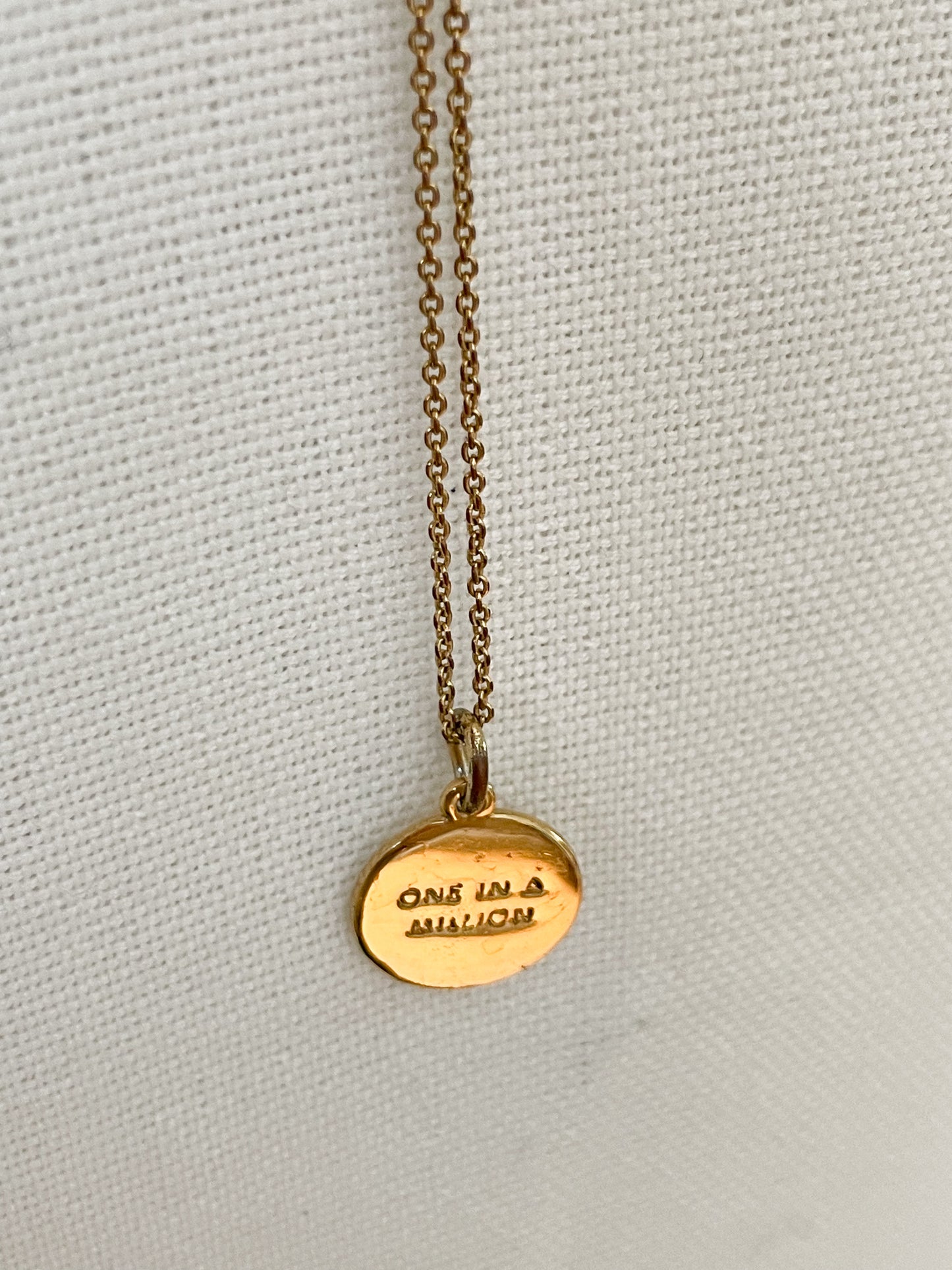 Kate Spade "One in a Million" Initial Pendant Necklace – Gold-Tone
