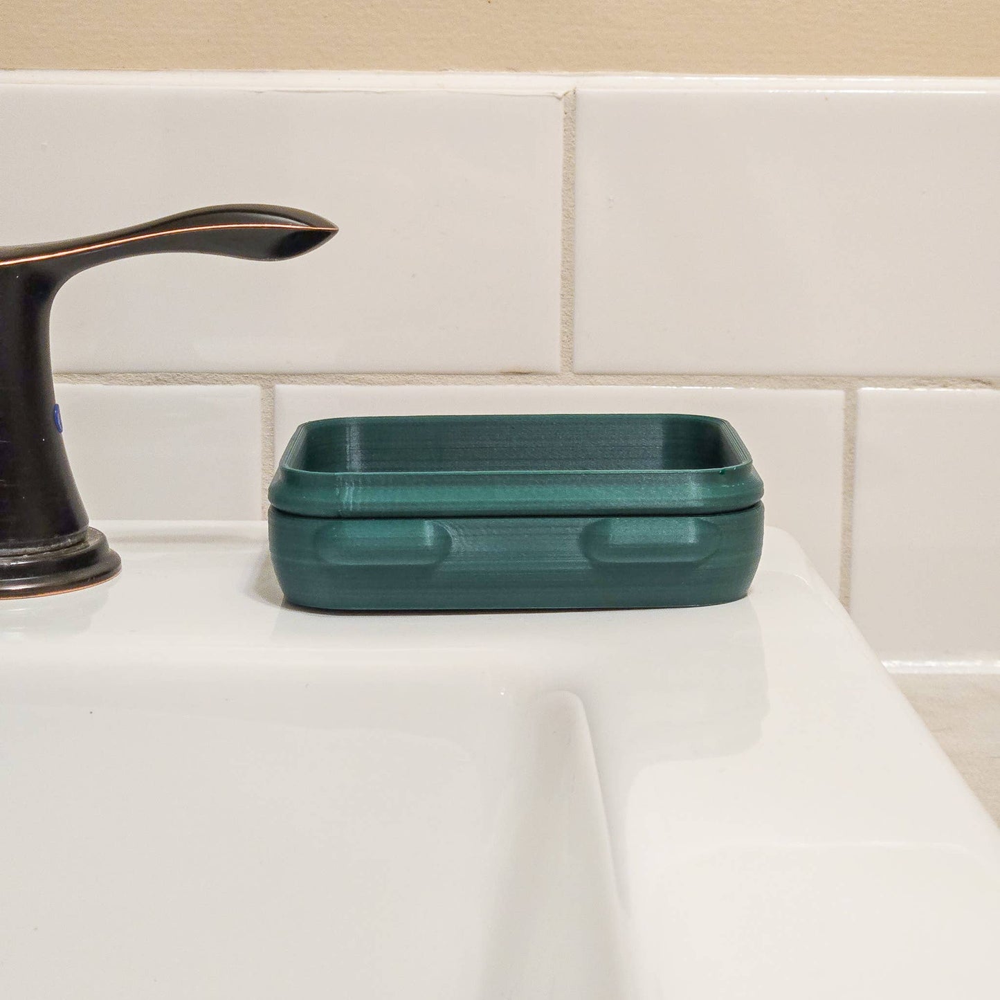Travel Soap Case (Rectangular) - 100% Recycled Plastic