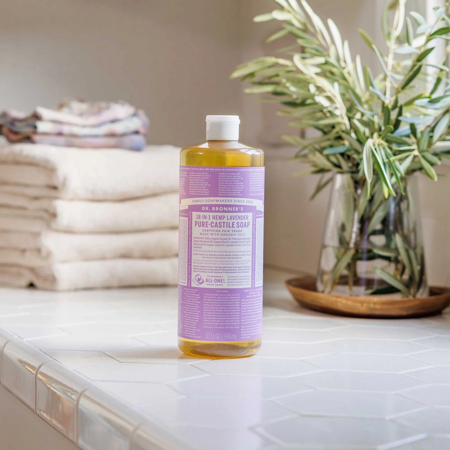 Lavender - Dr. Bronner's Organic Pure Castile Liquid Soap - 946ml