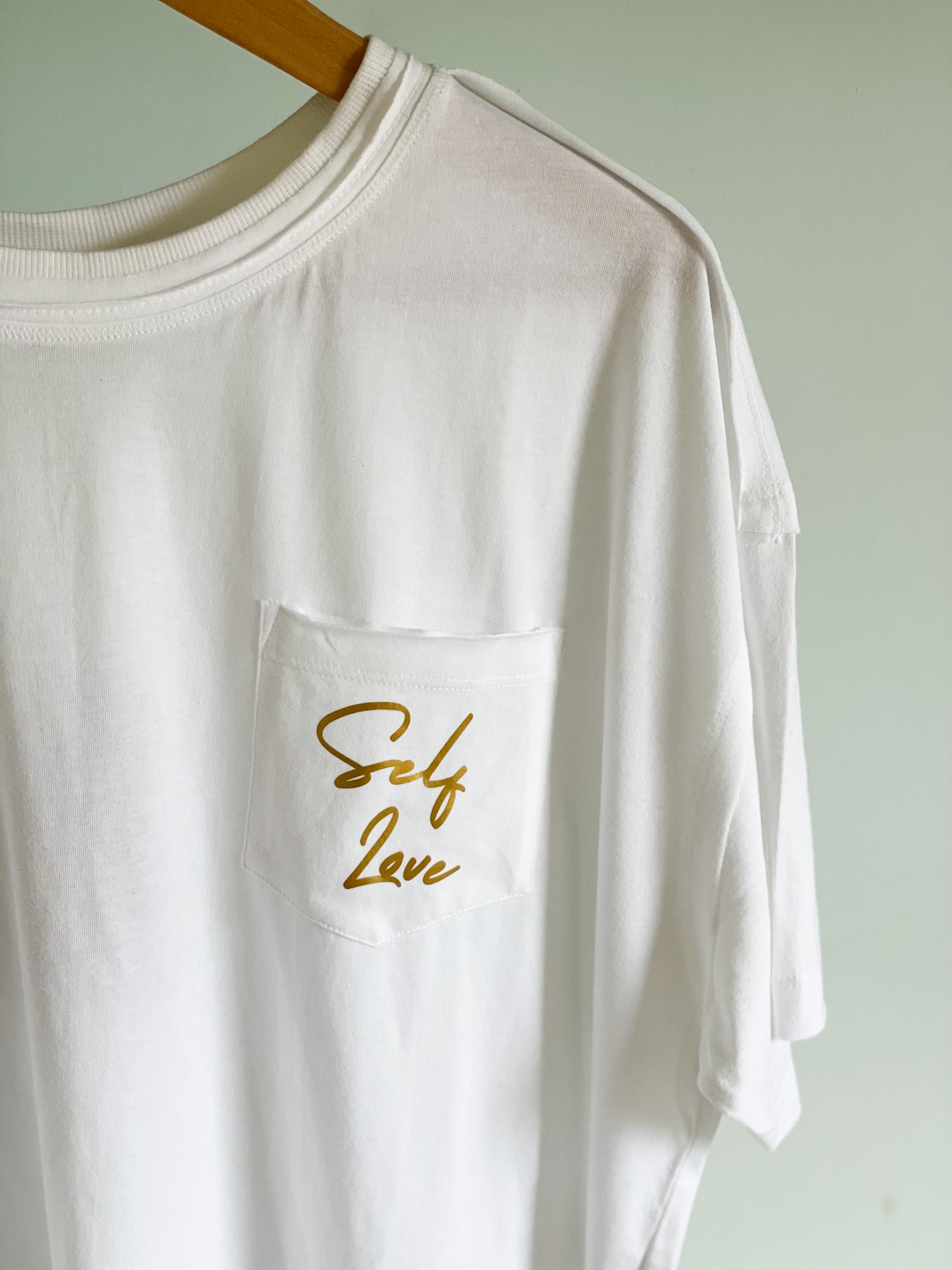 Self Love Organic Cotton Fair Trade Cropped Pocket Tee - Limited Edition
