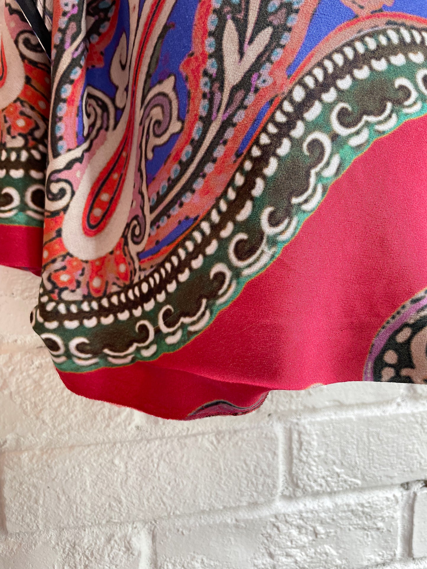 ETRO Print Sheath Dress with Asemmetrical Ruffles - Size EU 38 / XS