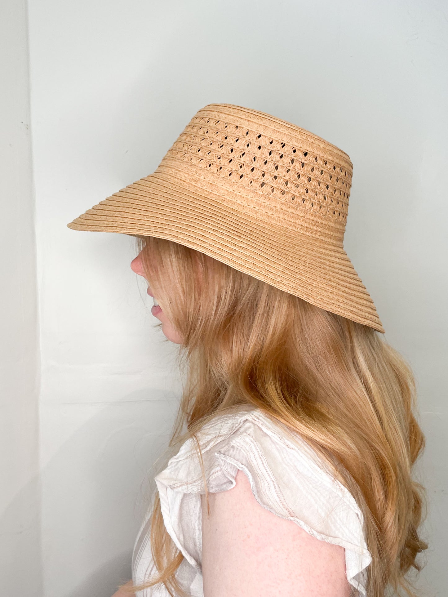 Wide Brimmed Woven Sun Hat