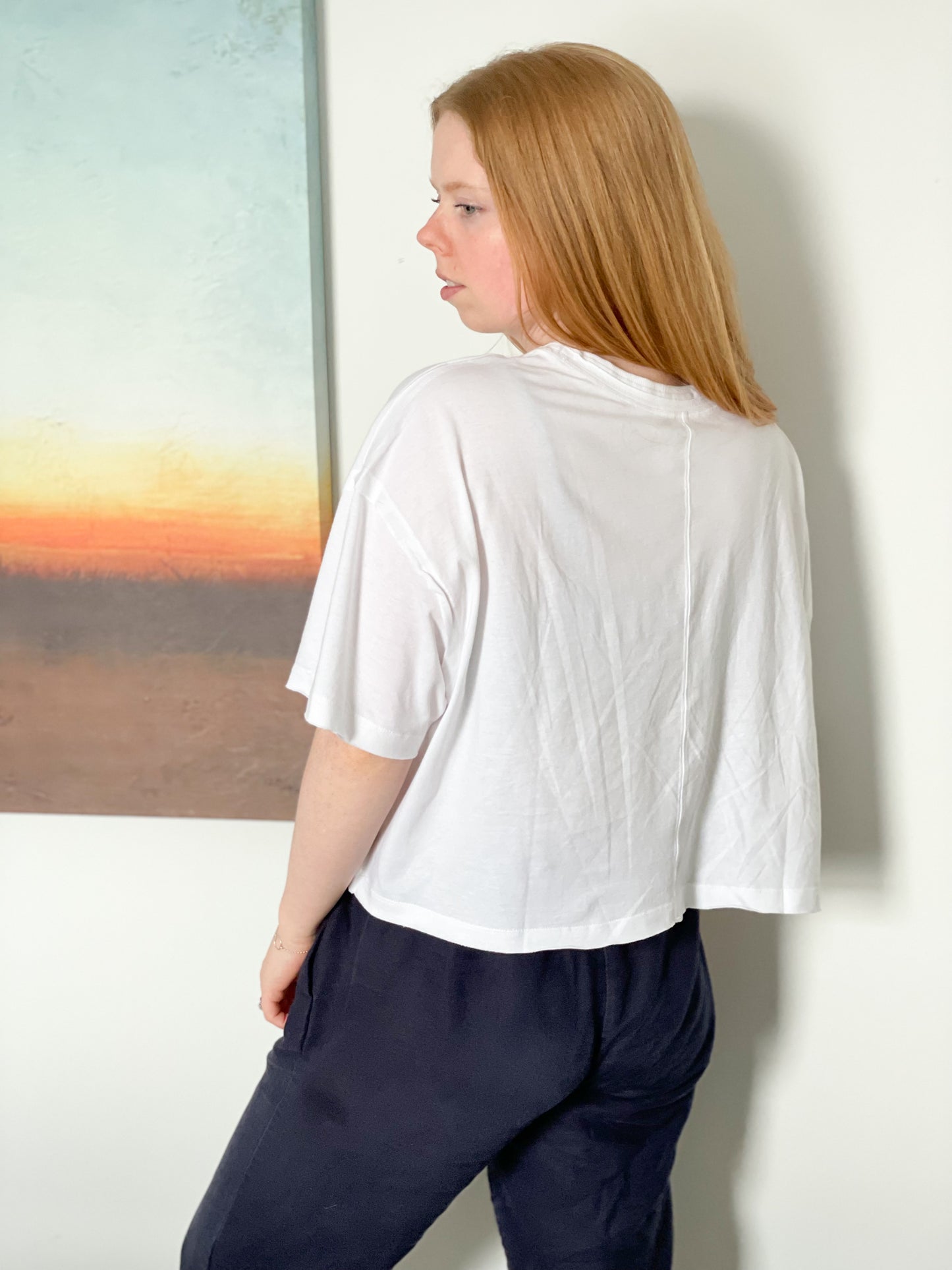 Self Love Organic Cotton Fair Trade Cropped Pocket Tee - Limited Edition