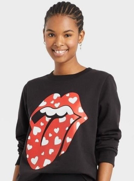 The Rolling Stones Official Band Crew Neck Sweater - XS/S