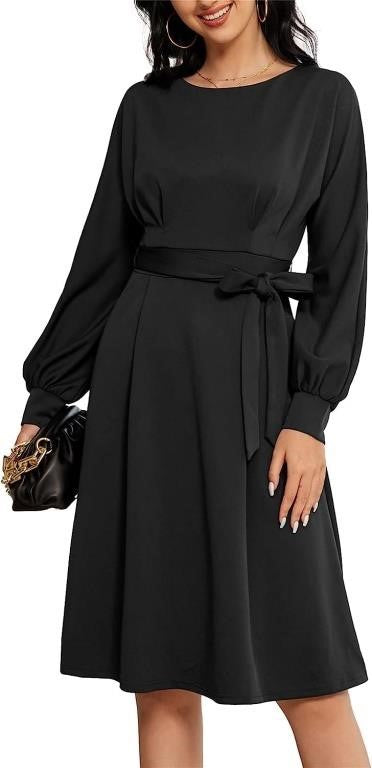 Jasambac Black Long Sleeved Knee length Dress NWT -  XL