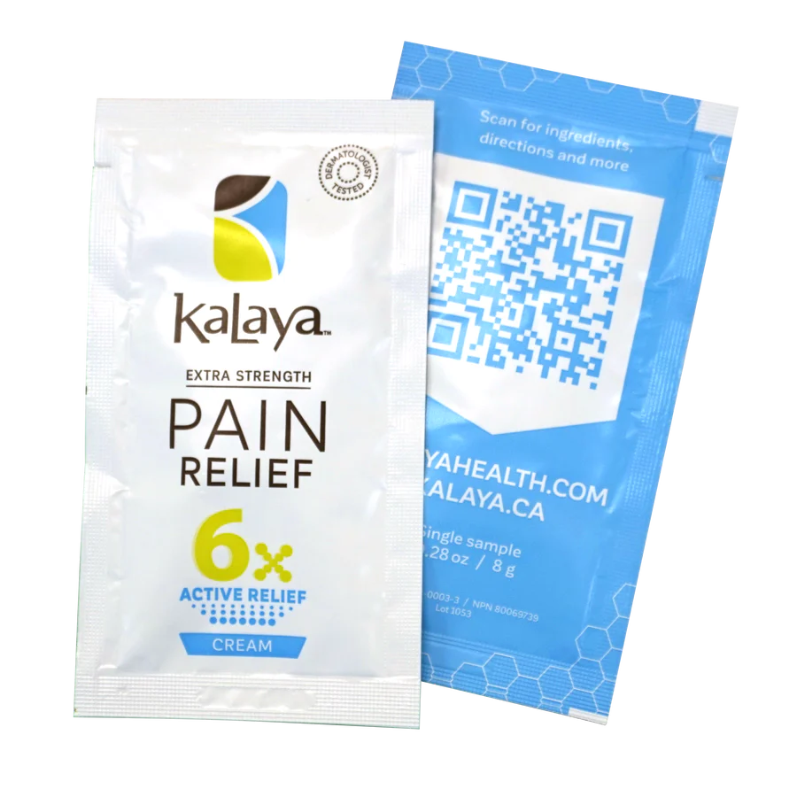 Kalaya 6X Extra Strength Menthol Pain Relief Cream Trial Size - 8g