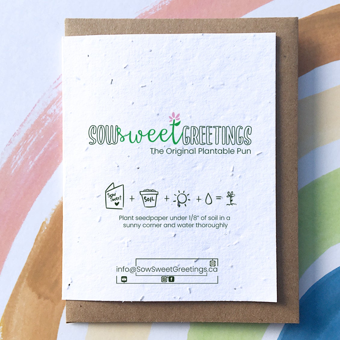 You're A Pizza Me Plantable Pun Greeting Card
