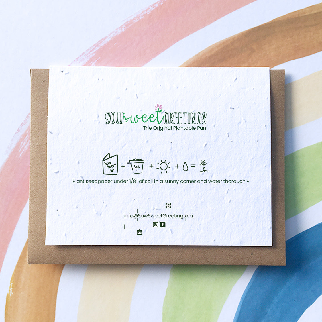 Wake Up to You Plantable Greeting Card