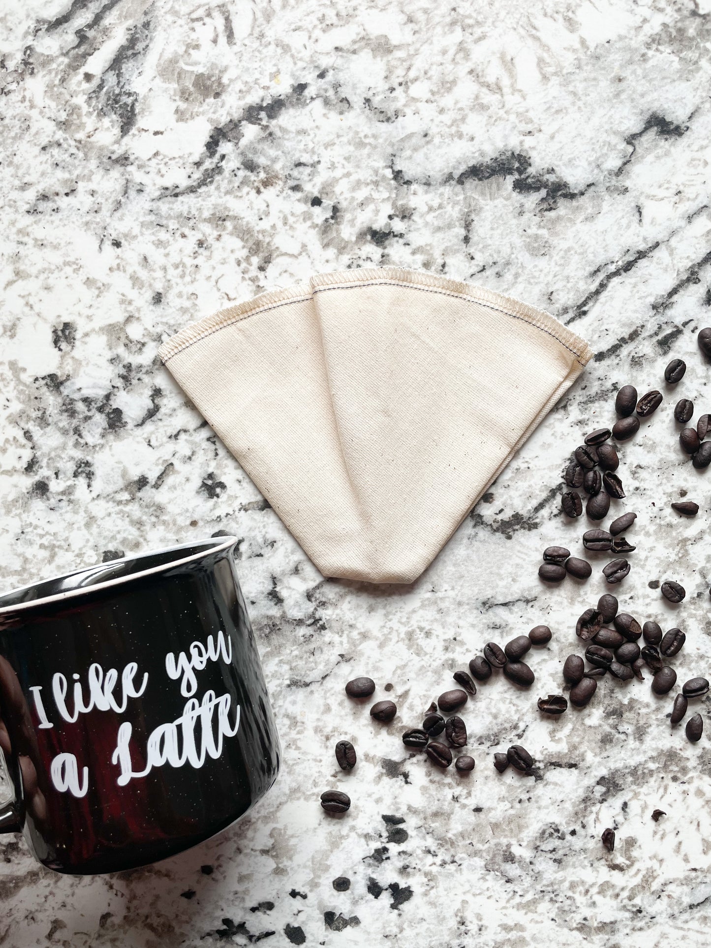 100% Organic Unbleached Cotton Muslin Reusable Coffee Filters