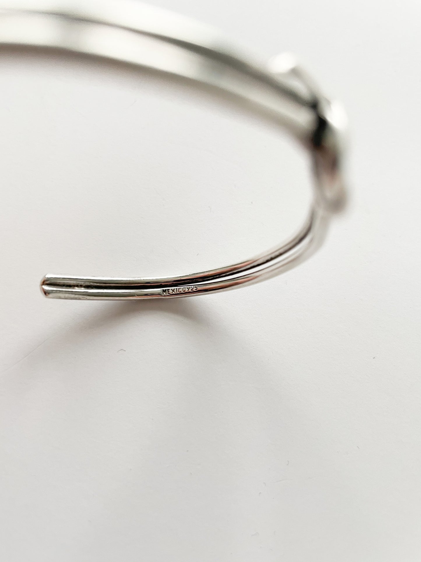 Sterling Silver Knot Cuff Adjustable Bracelet