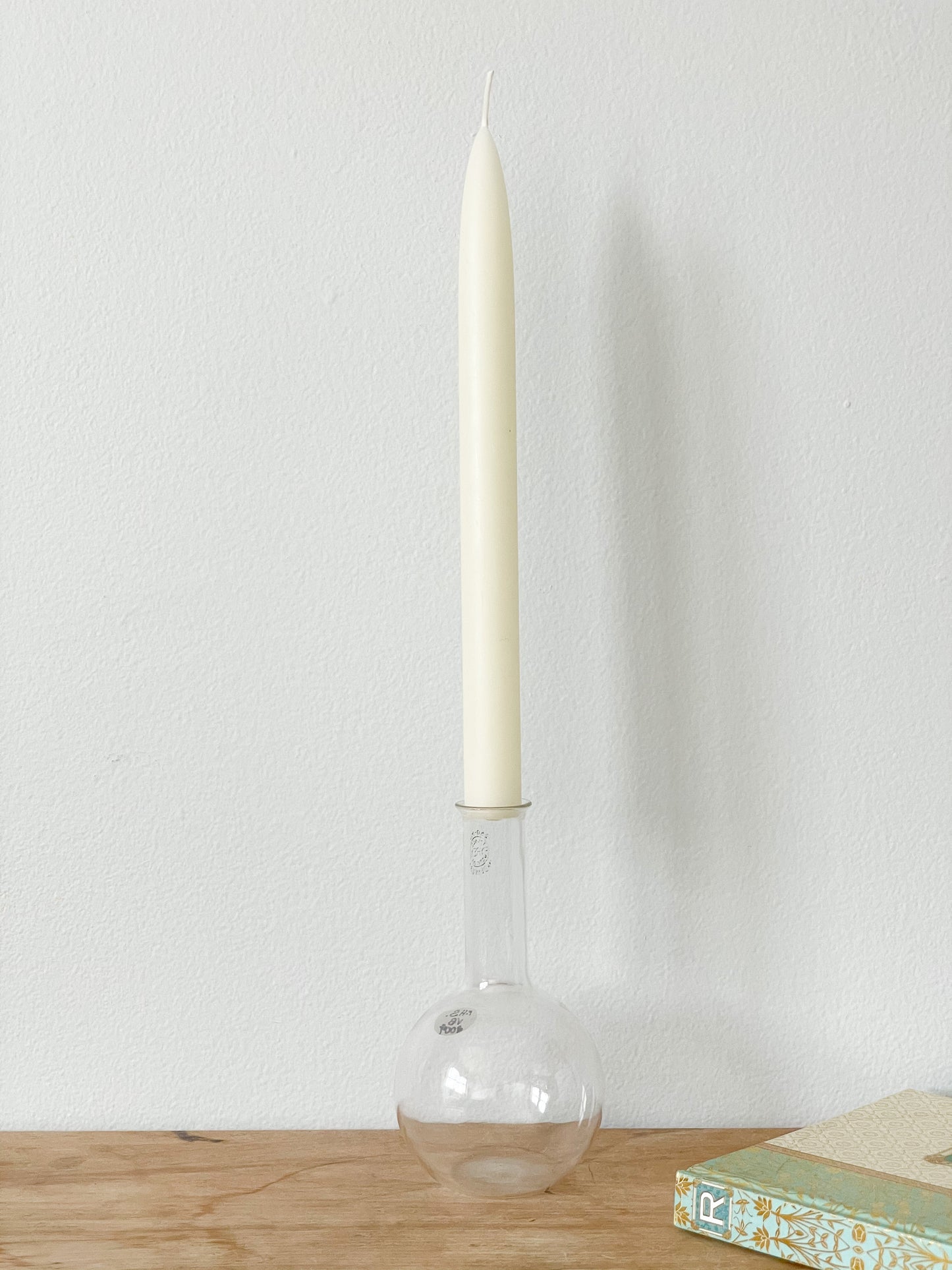 Ivory White 10" Taper 100% Beeswax Candles - 2-Pack