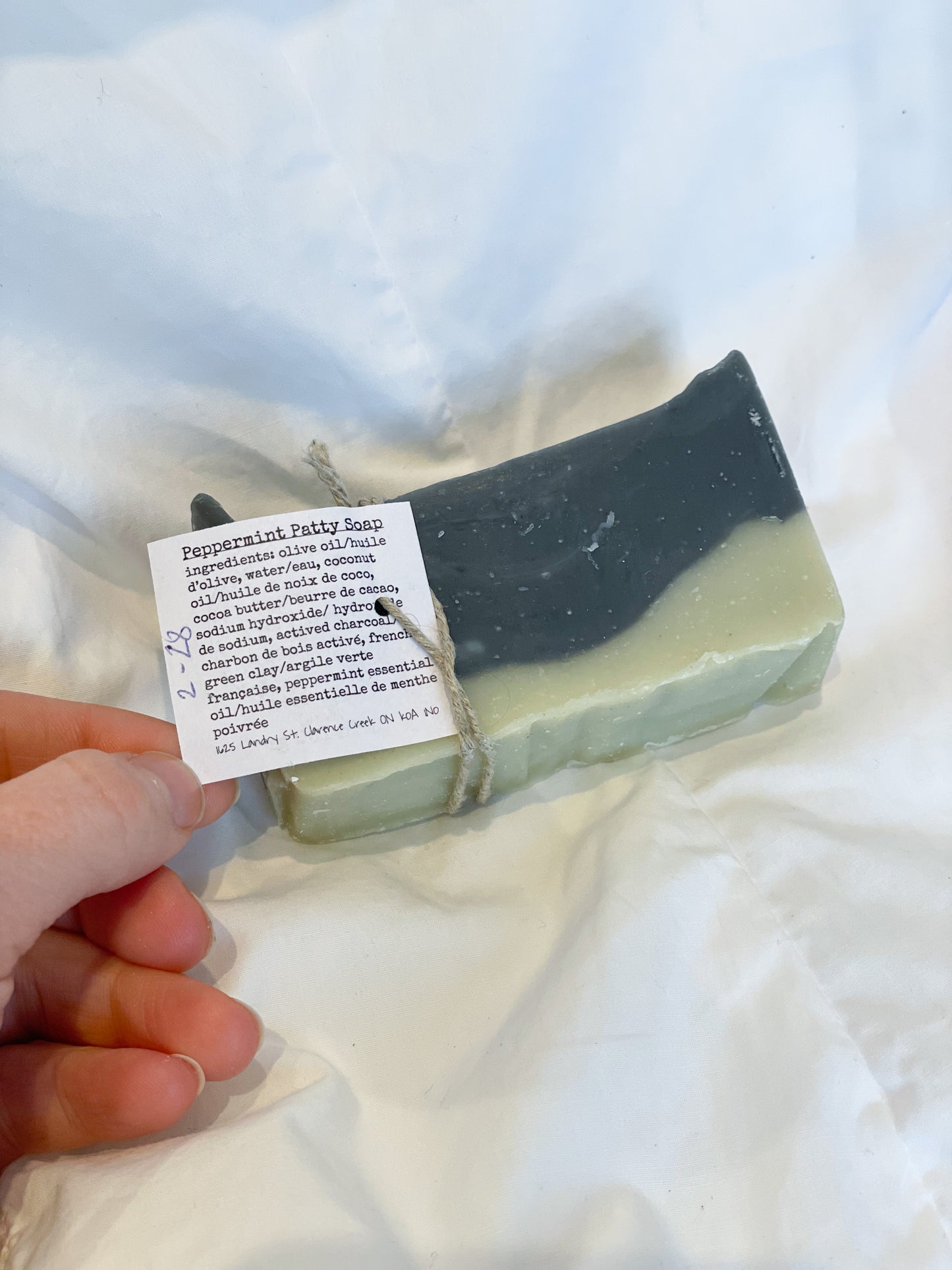 Peppermint Patty Handcrafted Vegan Soap Bar