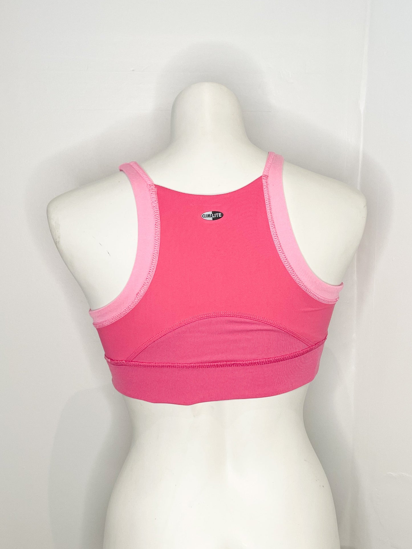 Adidas Pink High Neck Reversible Sports Bra - XS/S