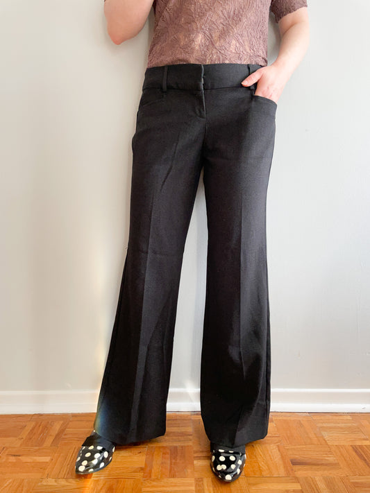 Ricki's Charcoal Wide Leg Trouser Pants - Size 4