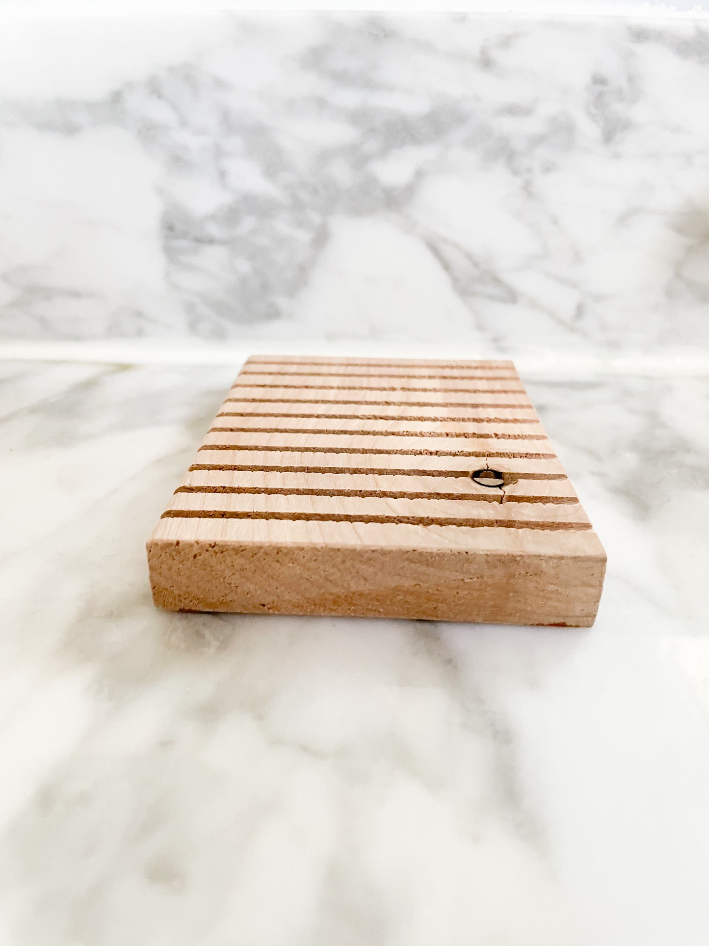 Reclaimed Natural Hardwood Soap Dish